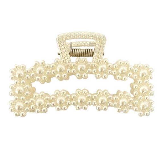 Elegant Faux Pearl Hair Clip - Picture 2 of 3